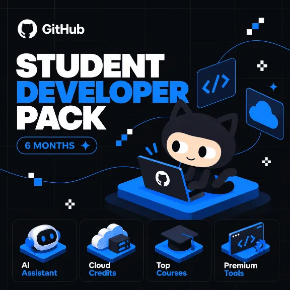 🚀 6 месяцев GitHub Student Developer Pack | GitHub Copilot — Полный доступ