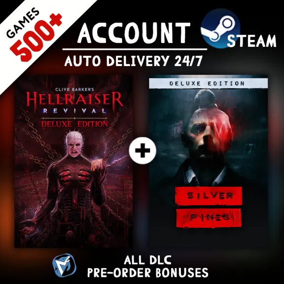 Clive Barker´s Hellraiser: Revival Deluxe Edition + Silver Pines + 500 GAMES STEAM