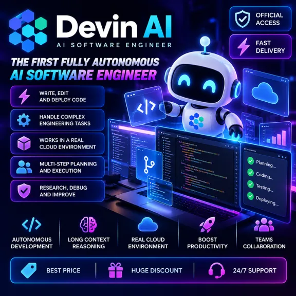Devin AI Pro / Max  1 Monht | Full Guarantee and Cheap