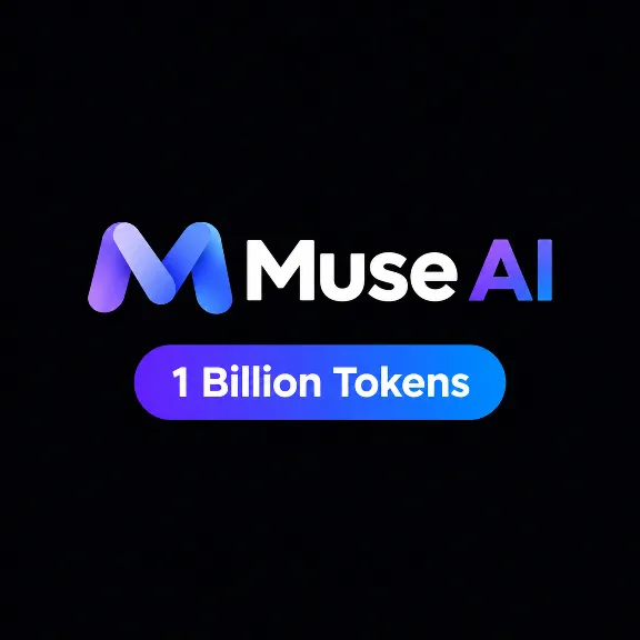 Muse AI Аккаунт  — 1 миллиард токенов