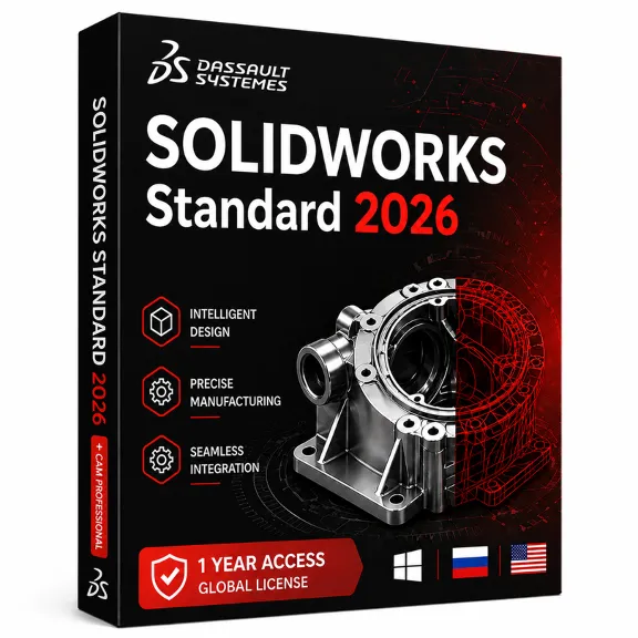 Купить SOLIDWORKS 2026 Standard + CAM Professional ...