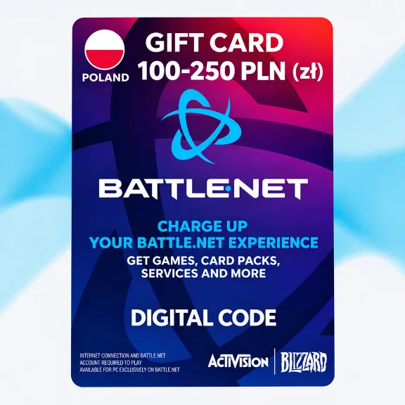 POLAND - Battle.net (Blizzard) Gift Card 100-250 PLN