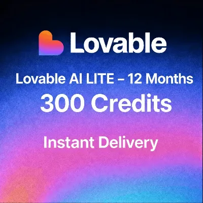 Lovable AI Pro Lite Account | 305 Credits | 12 Months | Instant Delivery