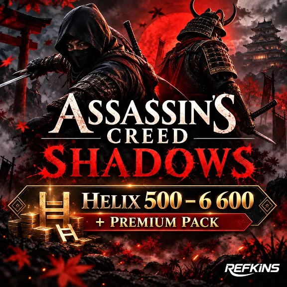 ASSASSIN´S CREED SHADOWS HELIX 500–6,600 + PREMIUM PACK | PC