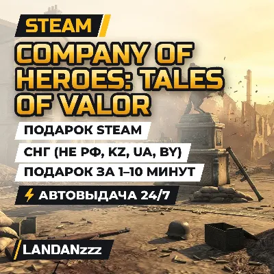 Company of Heroes: Tales of Valor | Steam Gift | CIS (not RU, KZ, UA, BY) | 24/7
