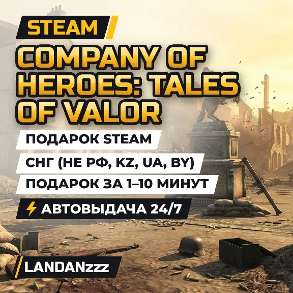 Company of Heroes: Tales of Valor | Steam Gift | CIS (not RU, KZ, UA, BY) | 24/7