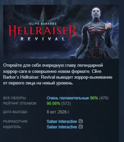 Clive Barker&acute;s Hellraiser: Revival AUTODELIVERY STEAM GIFT INSTANTLY
