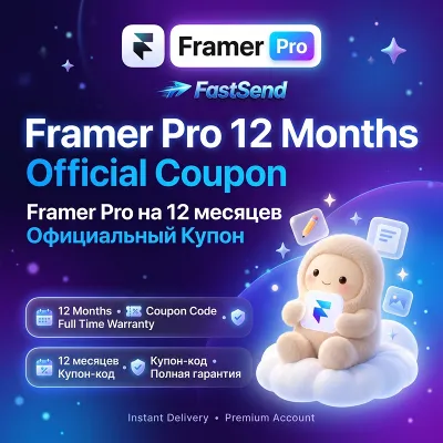 Framer Pro  12 Months ::: [ Official Coupon Code / On Your Account ] ⚡ Instant