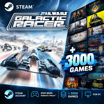 STEAM ACCOUNT STAR WARS: Galactic Racer™ + 3000 game  |  Offline Activation