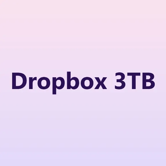Dropbox 3TB 1 month Account Created by the Seller