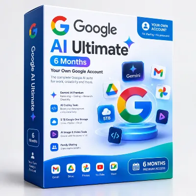 Google AI Pro 5TB Storage | Gemini 3.1 | 6Months | Auto Delivery| google flow |