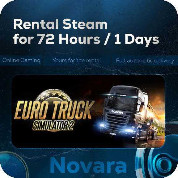 💎 TRUCK SIMULATOR 2 RENTAL 💎 AUTOMATIC PICKUP 💎 | 72 h | EUR