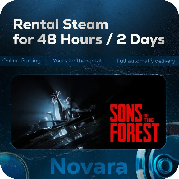 💎 SONS OF THE FOREST RENTAL 💎 AUTOMATIC PICKUP 💎 | 48 h | STF