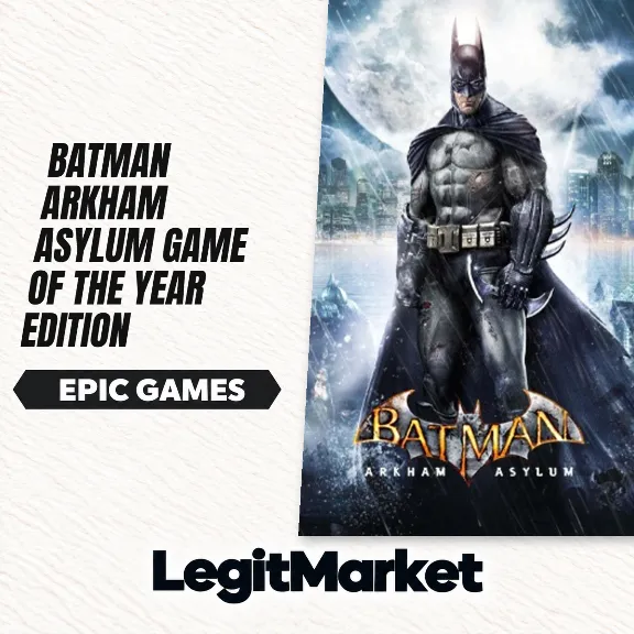 Batman Arkham Asylum Game of the Year Edition Epic Games | Карта пополнения