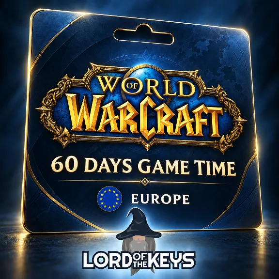 🔵 World of Warcraft WoW 60 Days Game Time Europe ⚡