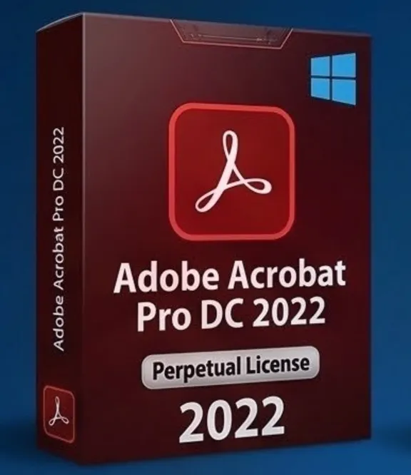 Купить Adobe Acrobat Pro DC 2022 For Windows (1 PC, Lifetime) - Global Key